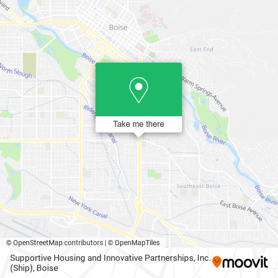 Supportive Housing and Innovative Partnerships, Inc. (Ship) map