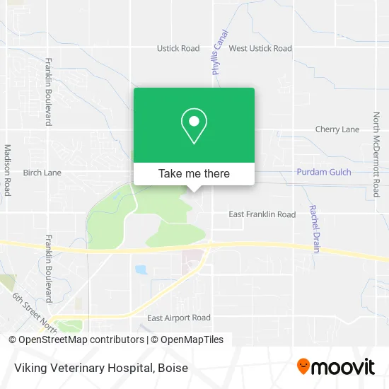 Viking Veterinary Hospital map