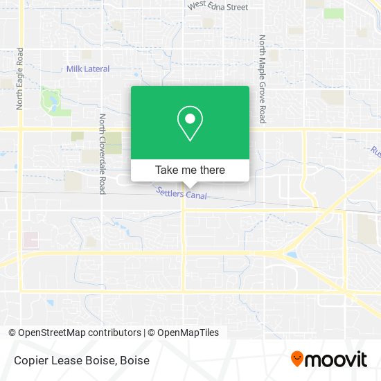 Copier Lease Boise map