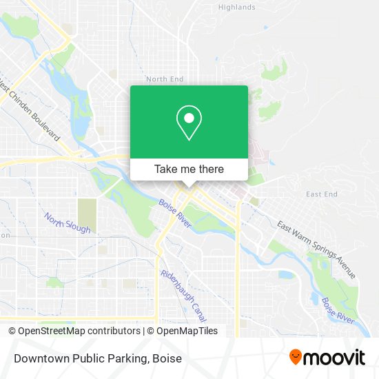 Downtown Public Parking map