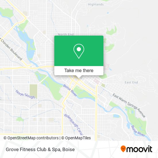 Mapa de Grove Fitness Club & Spa