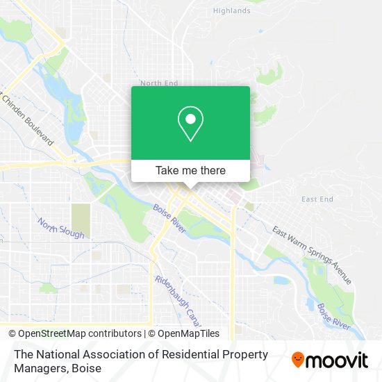 The National Association of Residential Property Managers map