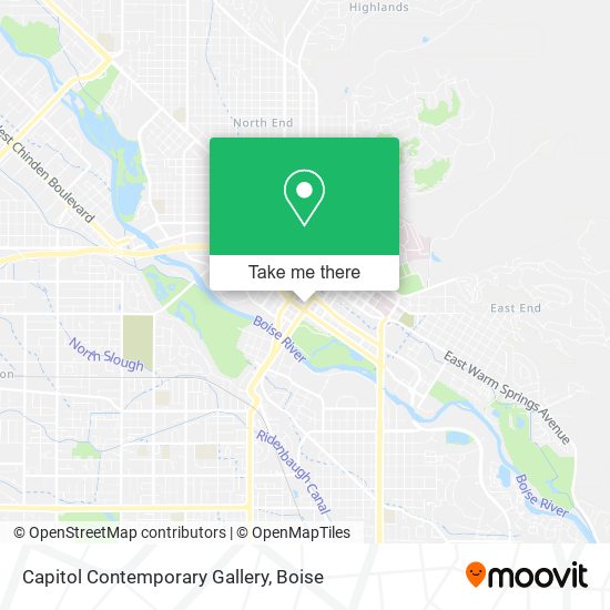 Capitol Contemporary Gallery map