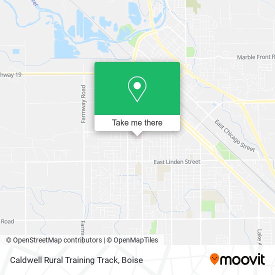 Caldwell Rural Training Track map