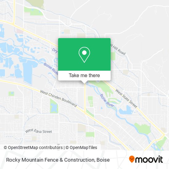 Rocky Mountain Fence & Construction map