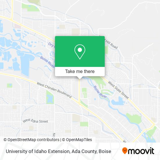 Mapa de University of Idaho Extension, Ada County
