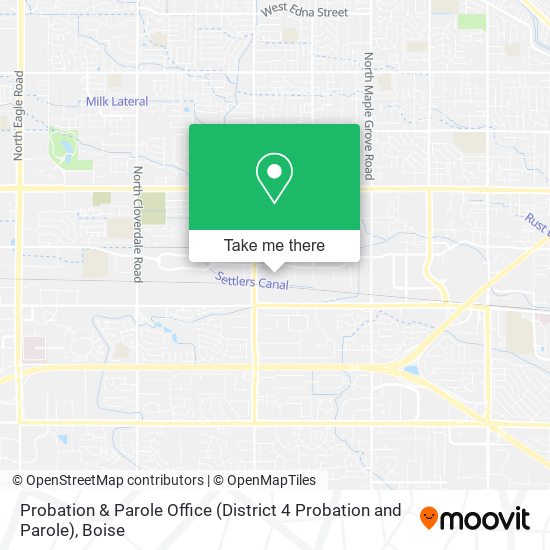 Mapa de Probation & Parole Office (District 4 Probation and Parole)