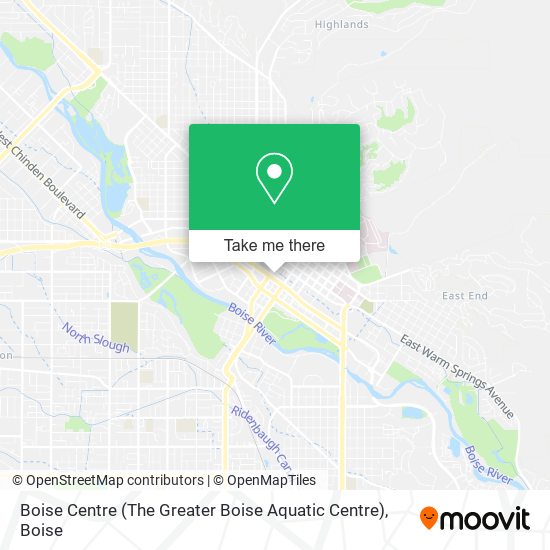 Boise Centre (The Greater Boise Aquatic Centre) map