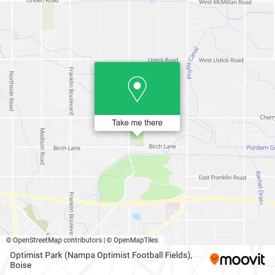 Optimist Park (Nampa Optimist Football Fields) map