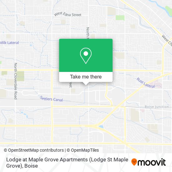 Mapa de Lodge at Maple Grove Apartments (Lodge St Maple Grove)