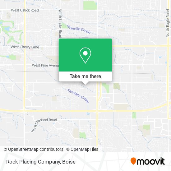 Mapa de Rock Placing Company