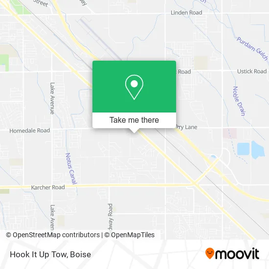Hook It Up Tow map