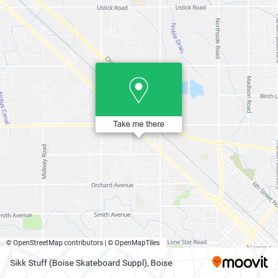 Sikk Stuff (Boise Skateboard Suppl) map