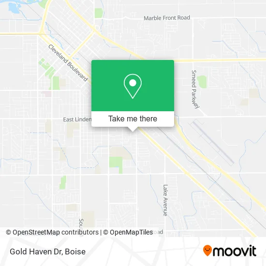 Gold Haven Dr map