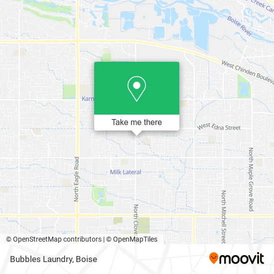 Bubbles Laundry map