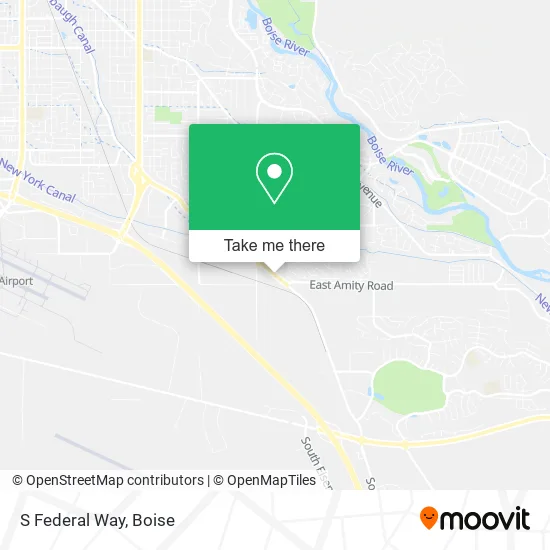 S Federal Way map