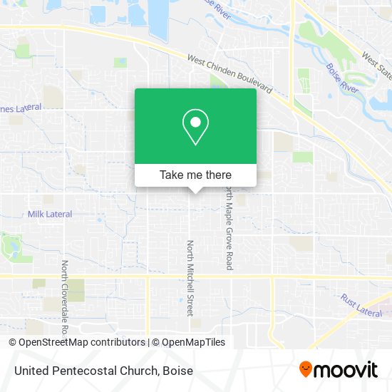 United Pentecostal Church map