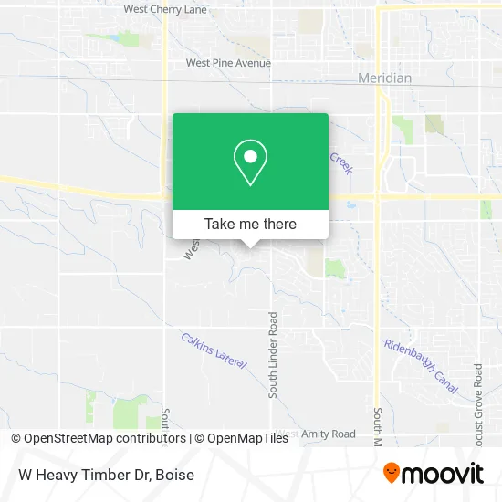 W Heavy Timber Dr map