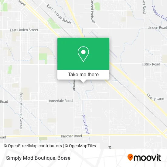 Mapa de Simply Mod Boutique