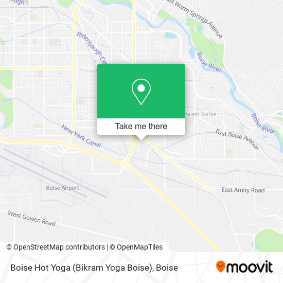 Mapa de Boise Hot Yoga (Bikram Yoga Boise)