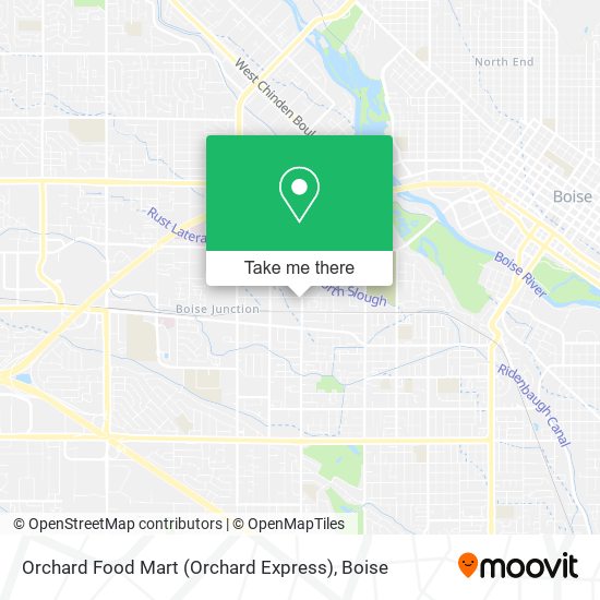 Orchard Food Mart (Orchard Express) map