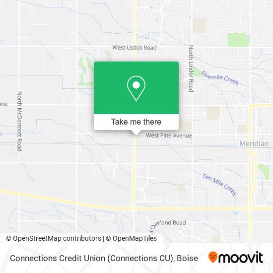 Mapa de Connections Credit Union (Connections CU)