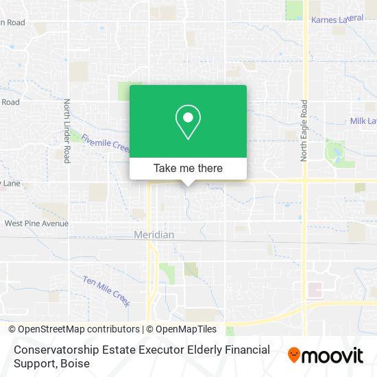 Conservatorship Estate Executor Elderly Financial Support map