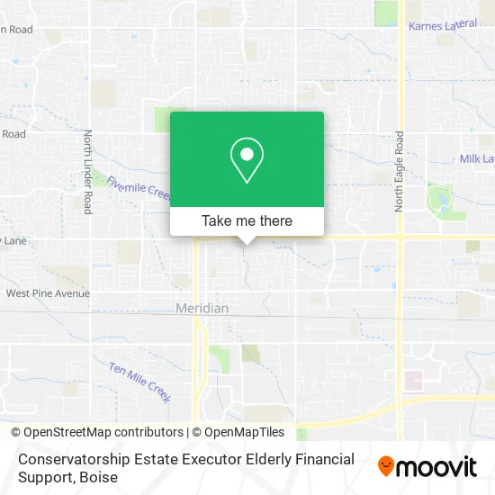 Conservatorship Estate Executor Elderly Financial Support map