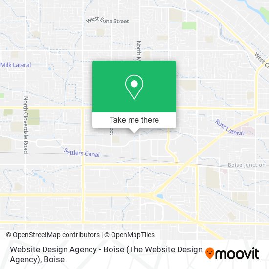 Website Design Agency - Boise map