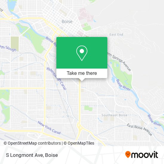 S Longmont Ave map