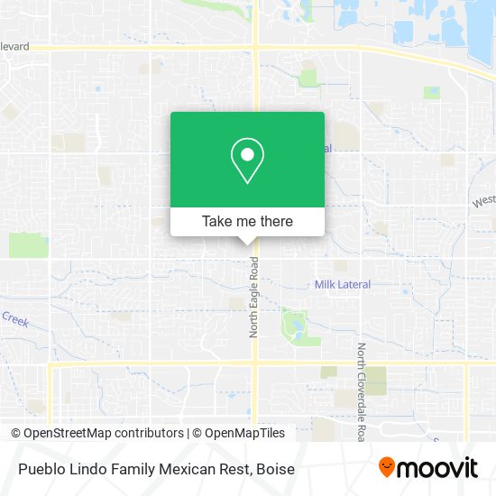 Mapa de Pueblo Lindo Family Mexican Rest
