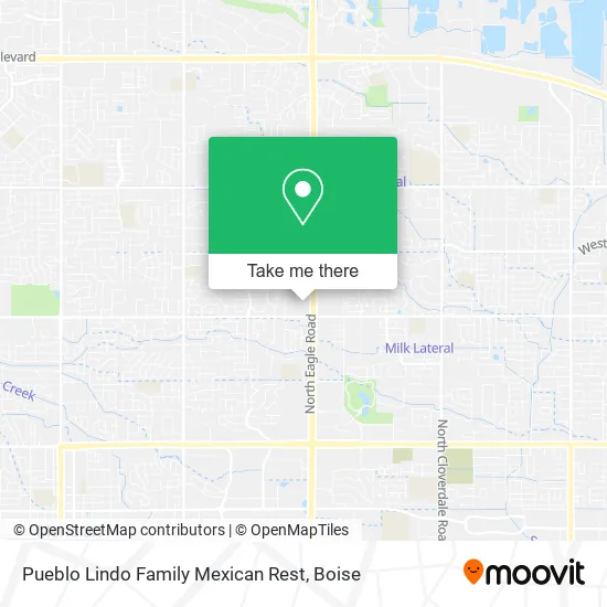 Pueblo Lindo Family Mexican Rest map
