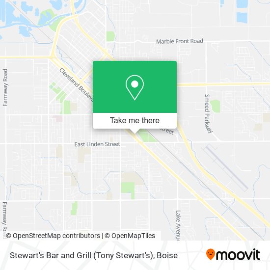 Mapa de Stewart's Bar and Grill (Tony Stewart's)