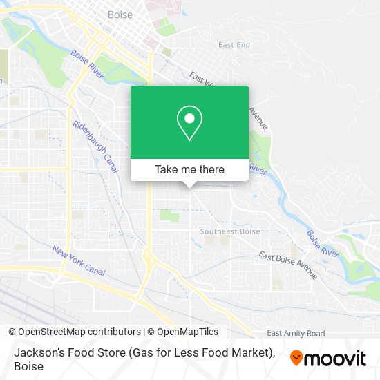 Mapa de Jackson's Food Store (Gas for Less Food Market)