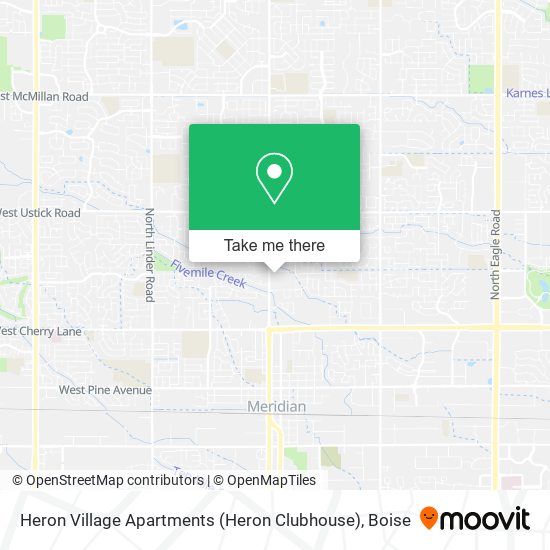 Heron Village Apartments (Heron Clubhouse) map
