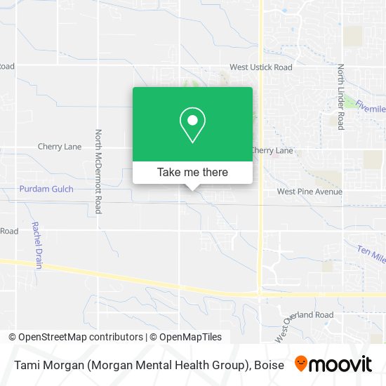 Mapa de Tami Morgan (Morgan Mental Health Group)