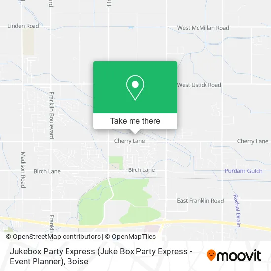Jukebox Party Express (Juke Box Party Express - Event Planner) map