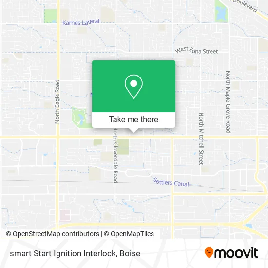 Mapa de smart Start Ignition Interlock