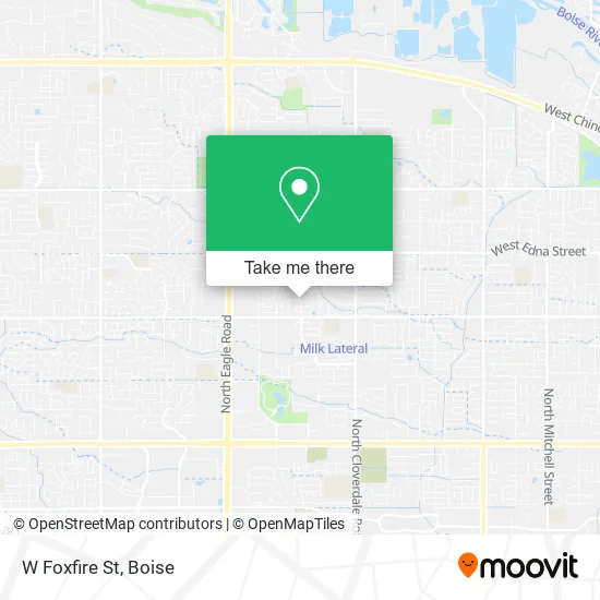 Mapa de W Foxfire St