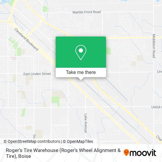 Mapa de Roger's Tire Warehouse (Roger's Wheel Alignment & Tire)