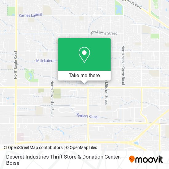 Mapa de Deseret Industries Thrift Store & Donation Center