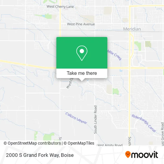Mapa de 2000 S Grand Fork Way