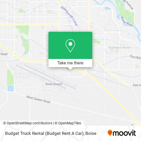 Budget Truck Rental (Budget Rent A Car) map