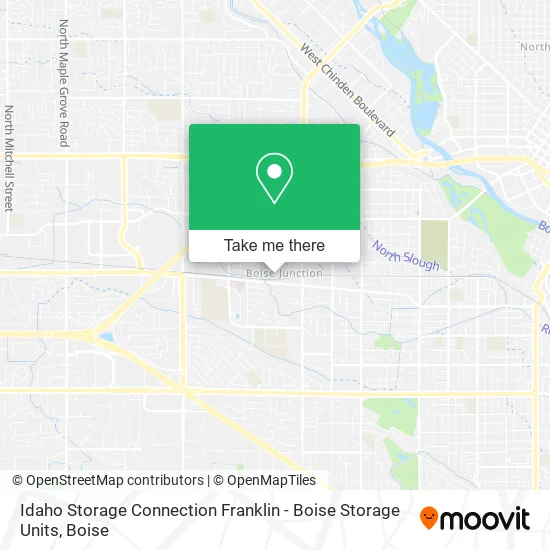 Idaho Storage Connection Franklin - Boise Storage Units map