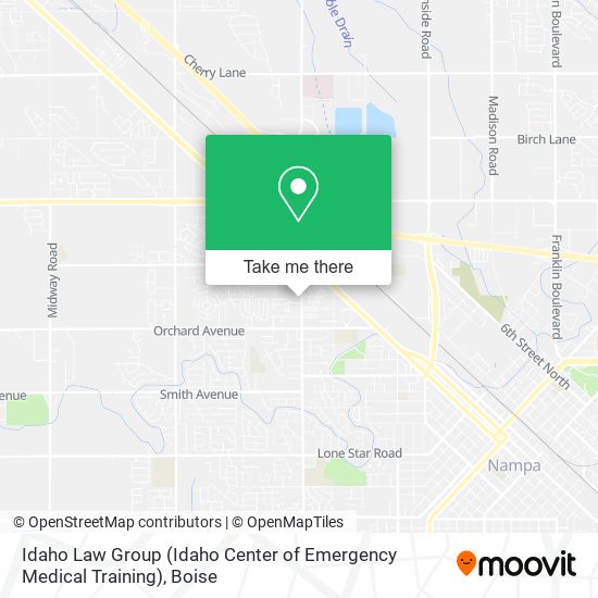 Idaho Law Group (Idaho Center of Emergency Medical Training) map