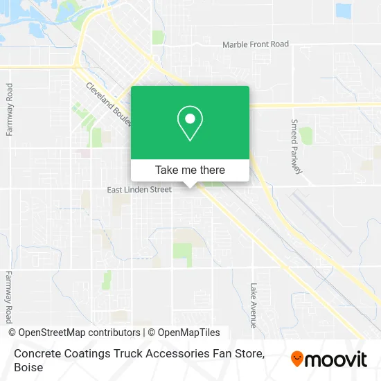Concrete Coatings Truck Accessories Fan Store map