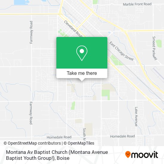 Montana Av Baptist Church (Montana Avenue Baptist Youth Group!) map