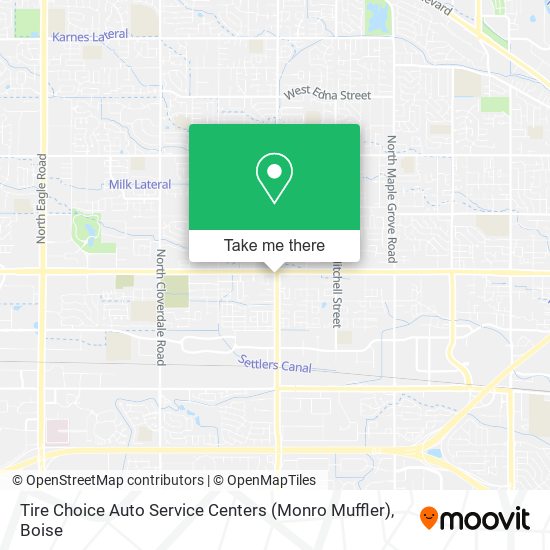 Mapa de Tire Choice Auto Service Centers (Monro Muffler)