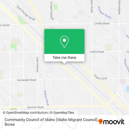 Community Council of Idaho (Idaho Migrant Council) map