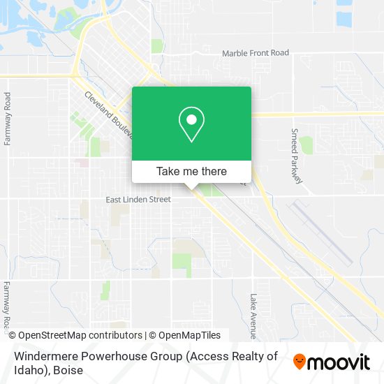 Windermere Powerhouse Group (Access Realty of Idaho) map